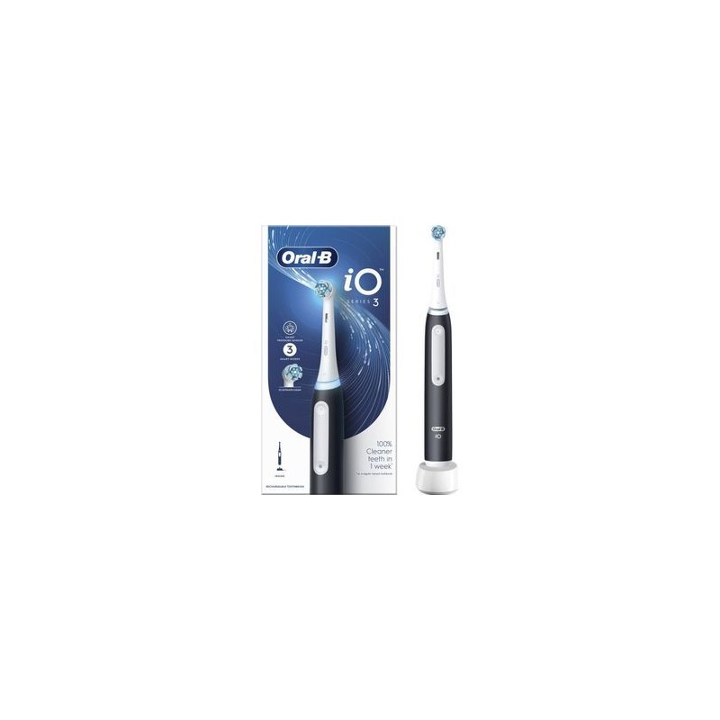 Oral-B iO Series 3 Elektrisk tandbørste Matt Black